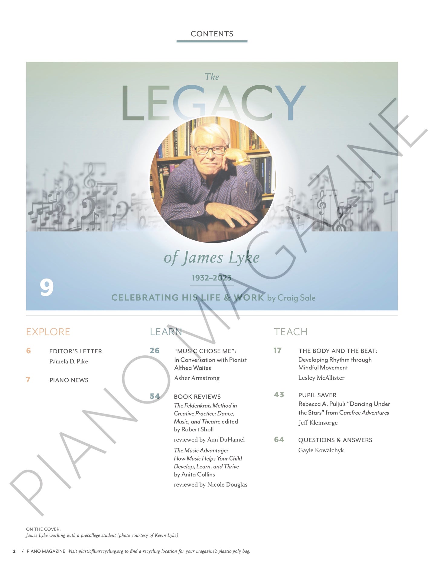 Autumn 2023: Piano Magazine