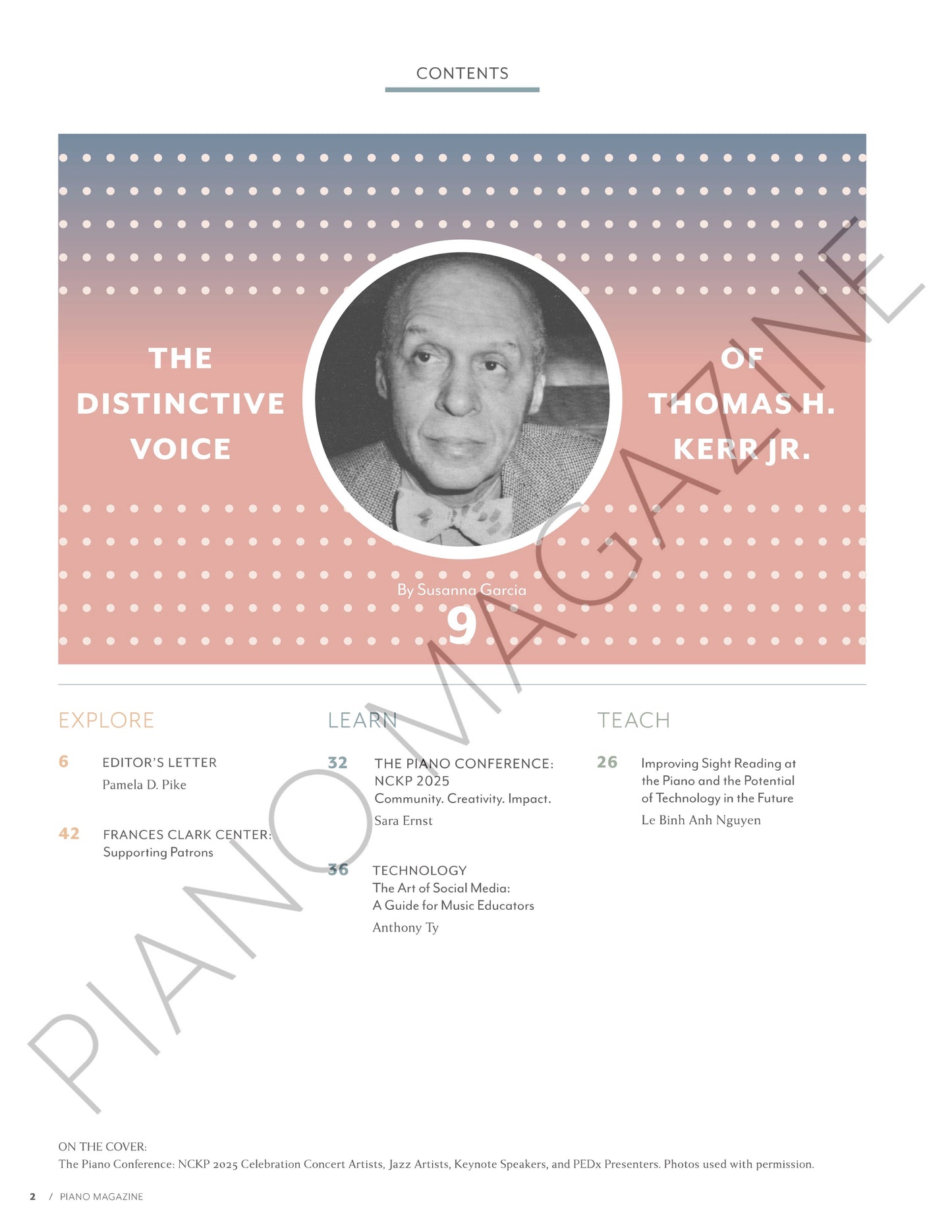 Spring 2025: Piano Magazine