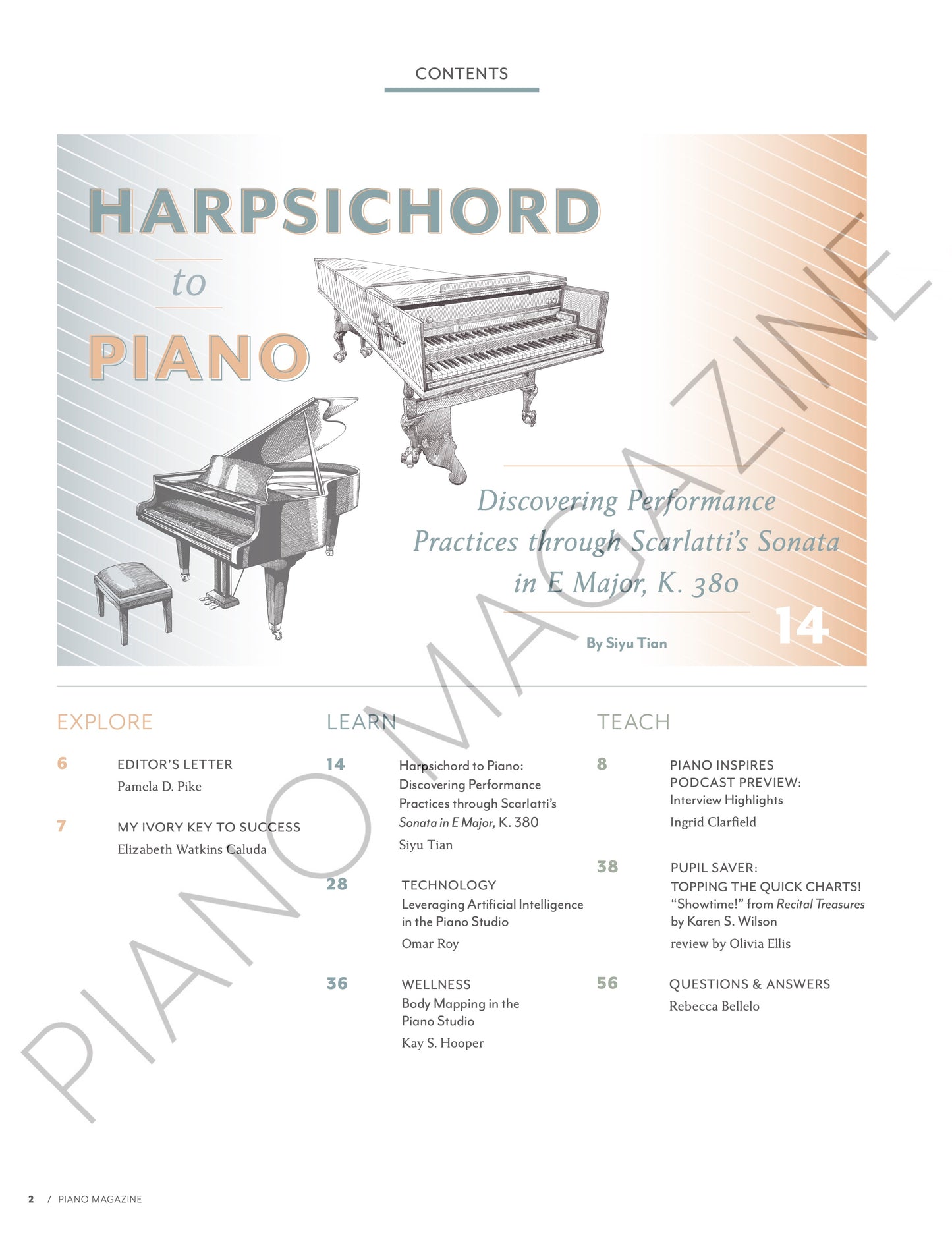 Summer 2024: Piano Magazine