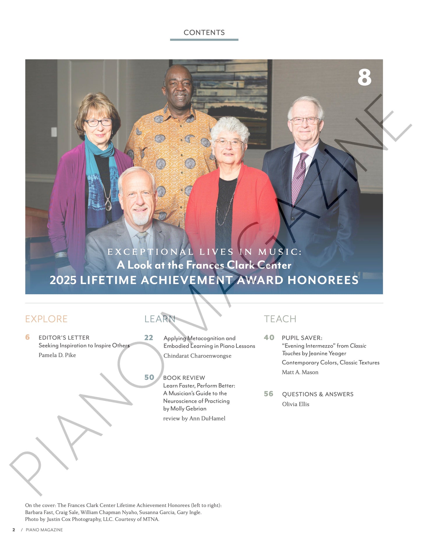 Summer 2025: Piano Magazine