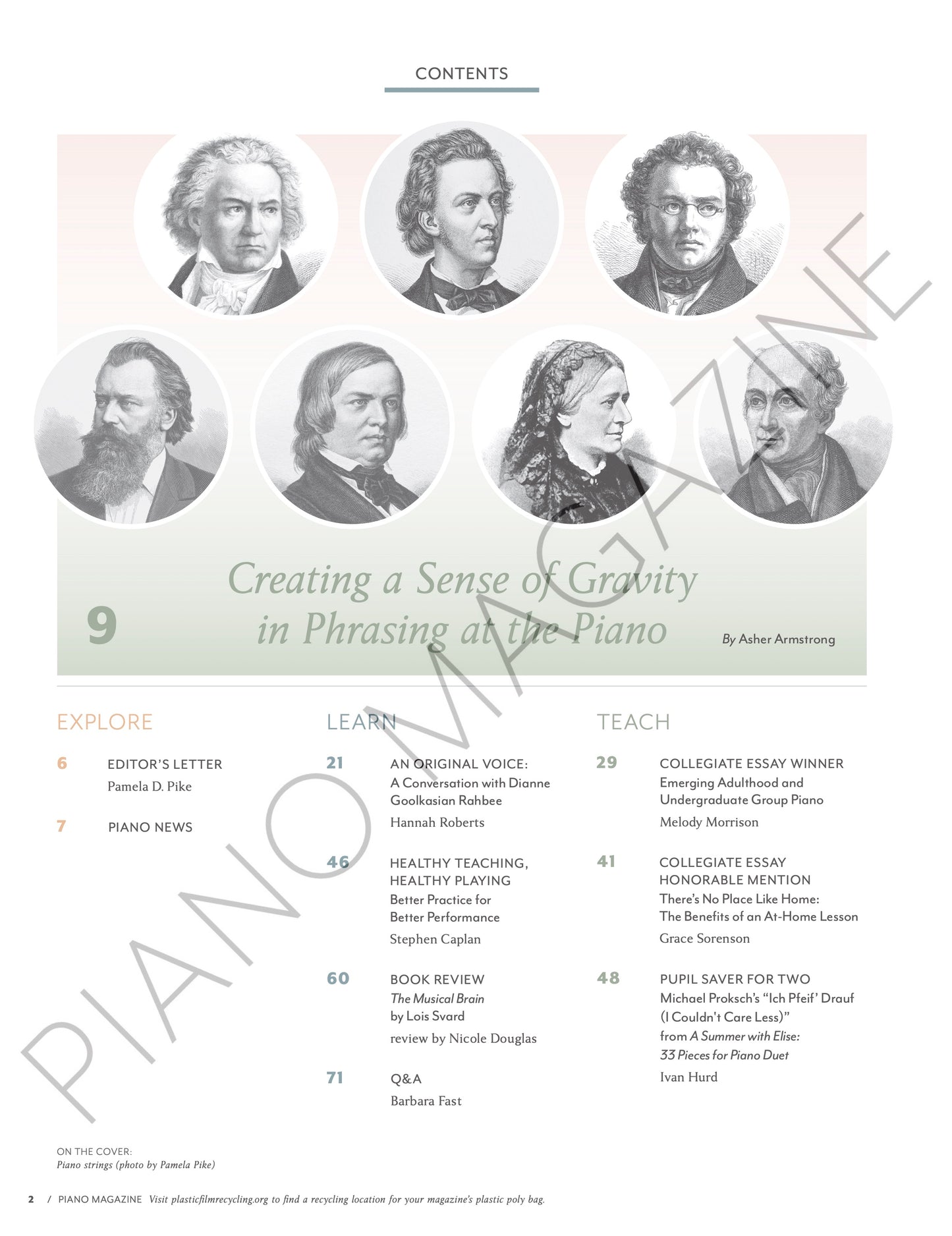 Winter 2024: Piano Magazine