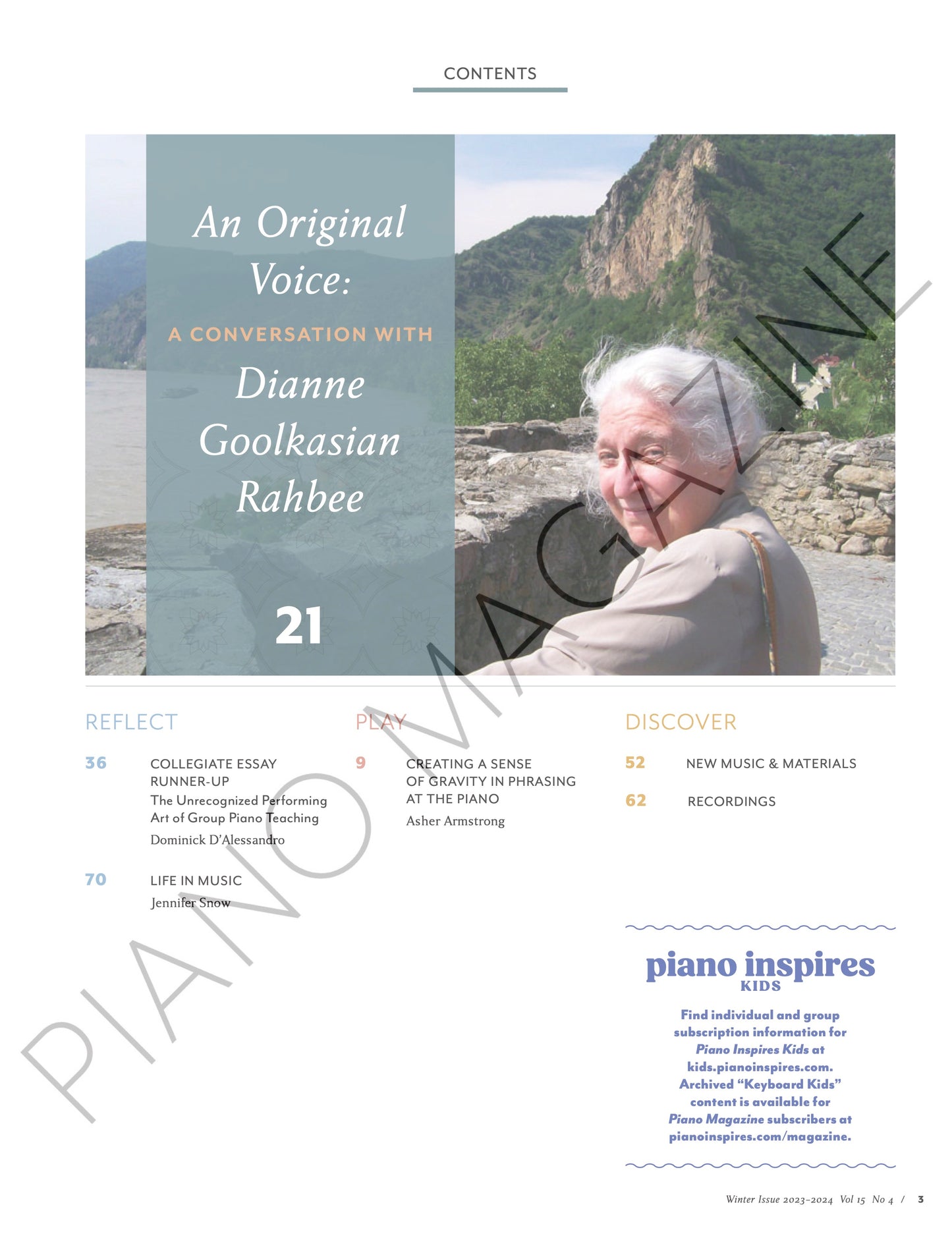 Winter 2024: Piano Magazine