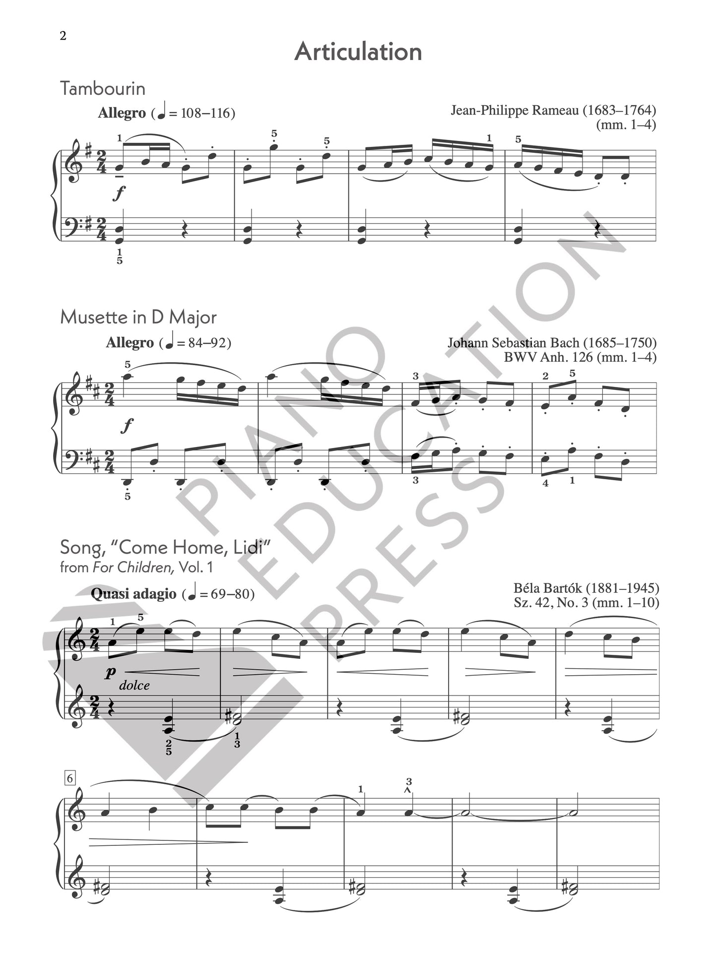 Technique through Repertoire, Book 1